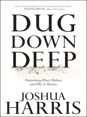 cover image of Dug Down Deep